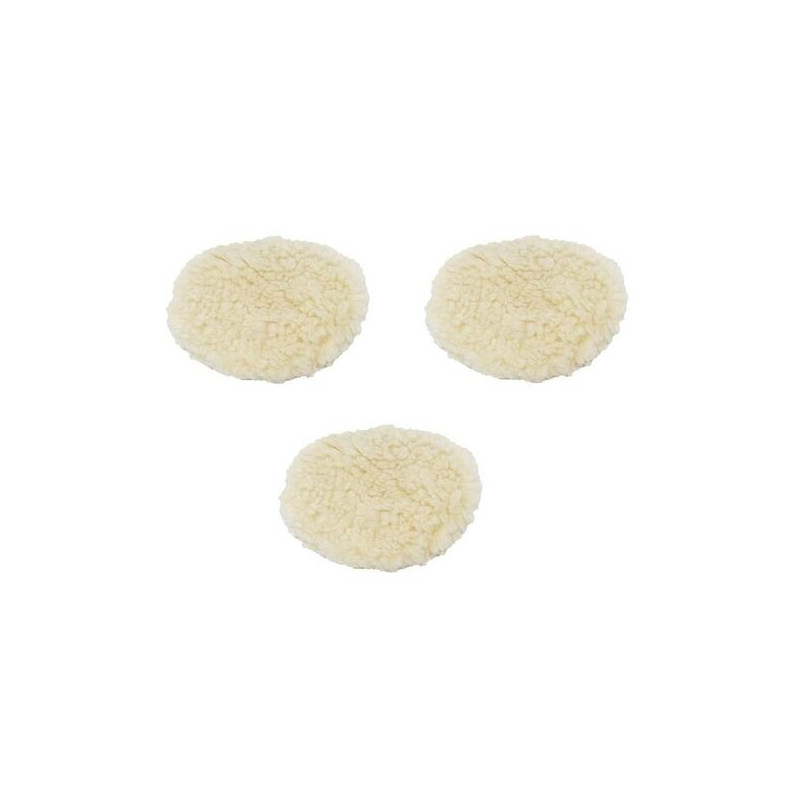3 Cuffie lana merinos per lucidatrice
