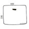 Guarnizione forno Nardi Smeg 754130519